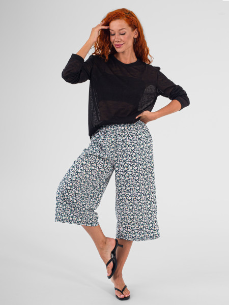 Кюлоты женские кулирка "СОФИ" БЕЛАЯ РОМАШКА